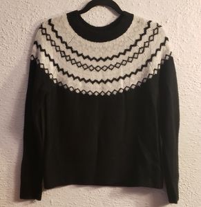 NWT Banana Republic sweater black white XS-S